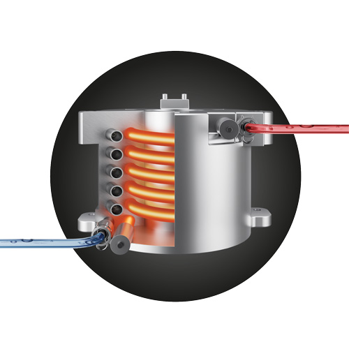 Depiction of the Thermocoil heating system.