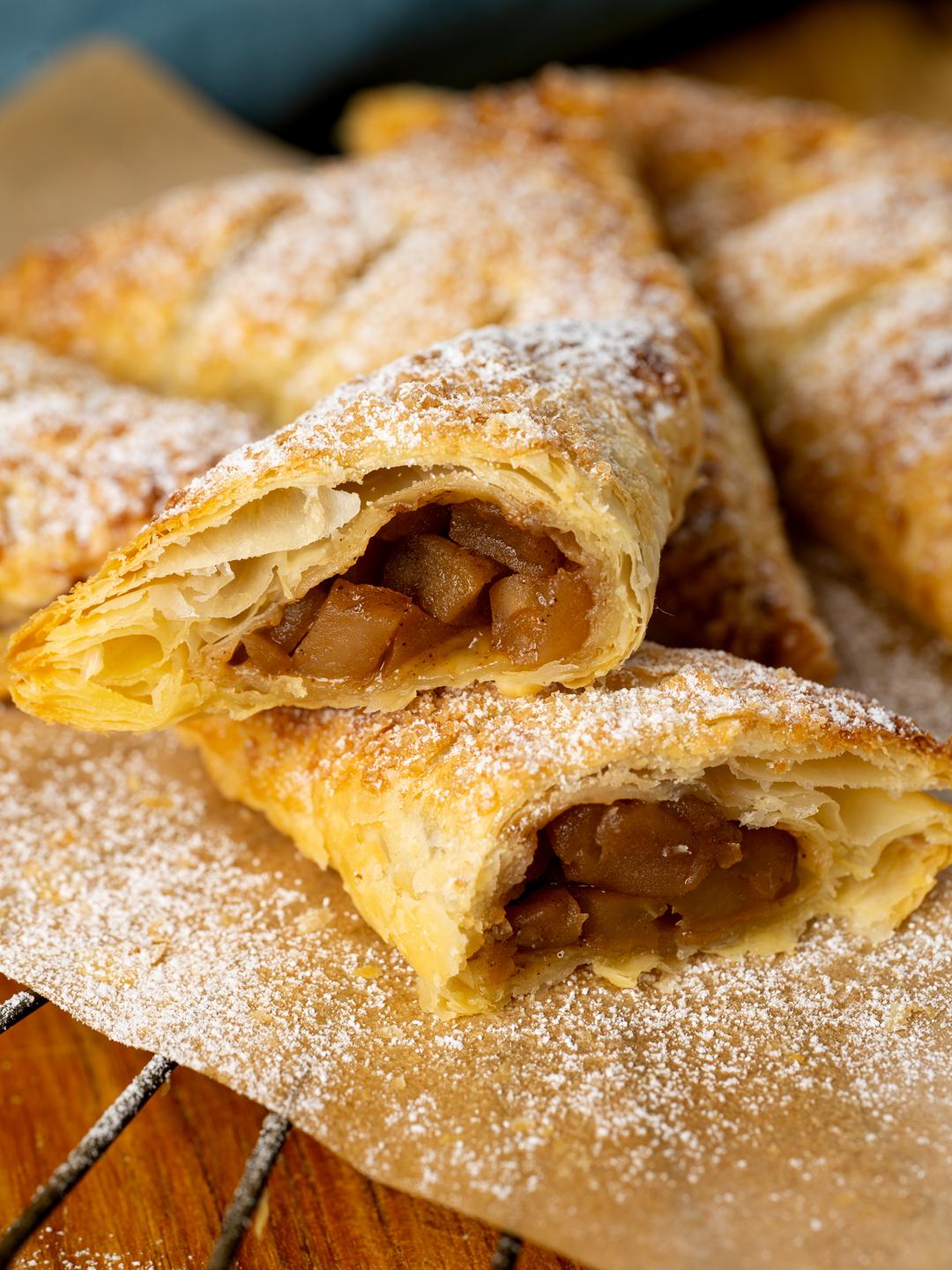 Air-Fried Apple Turnovers