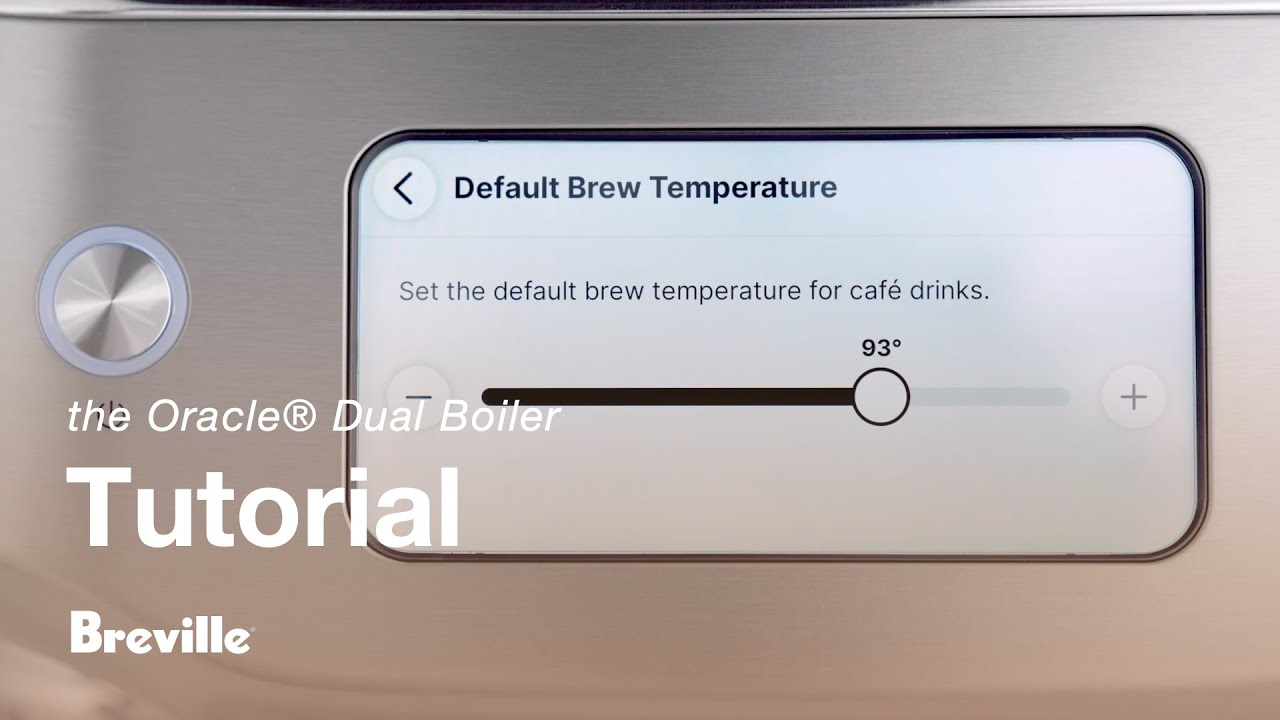 How to change the Brew Temperature