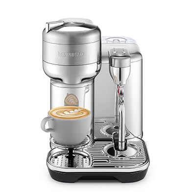 the Vertuo Creatista the Vertuo Creatista in Brushed Stainless Steel