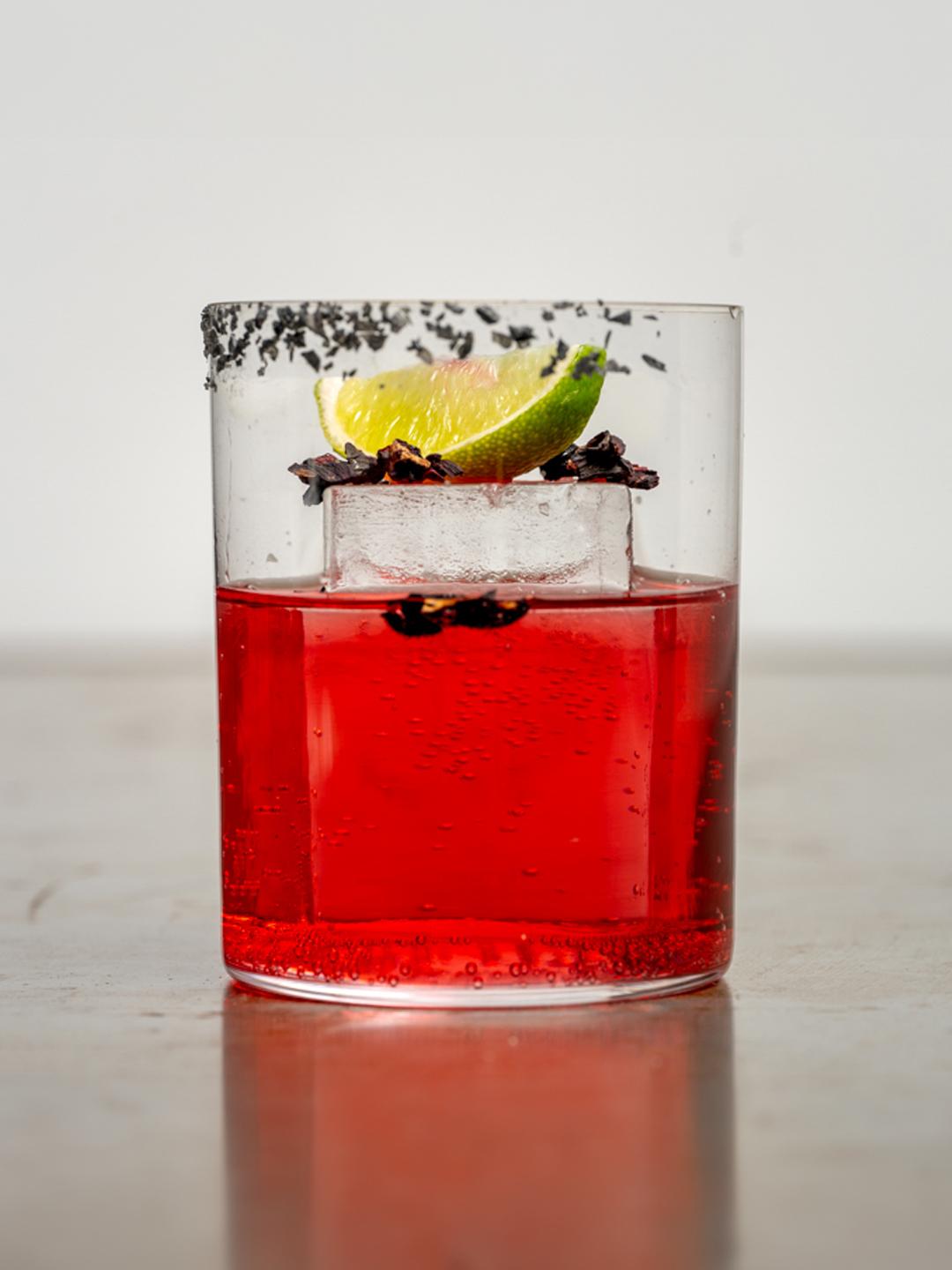 Margarita Fizzy con Hibisco