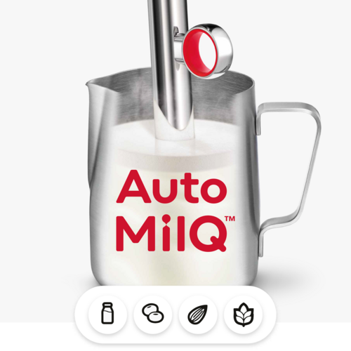 Auto MilQ™ hands-free microfoam with alternative milk settings